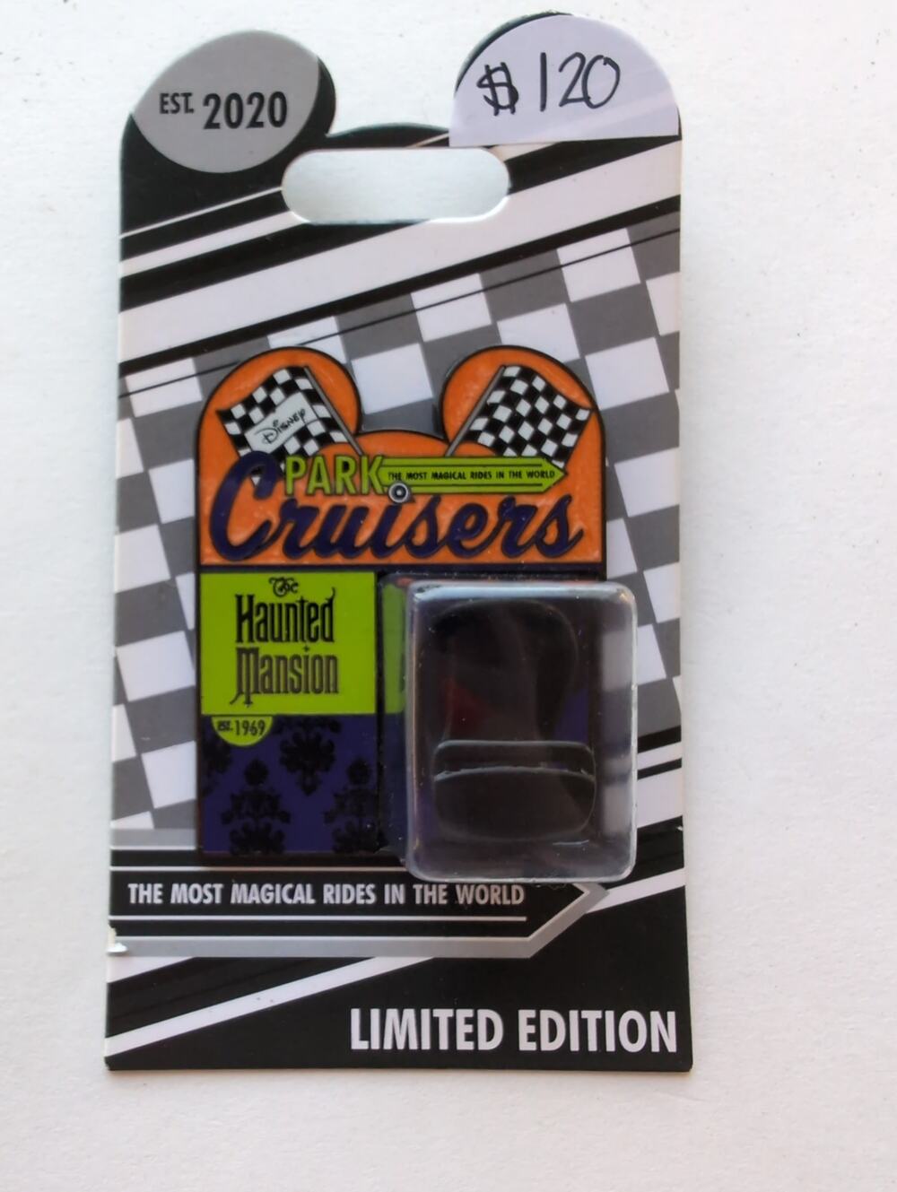 Disney Park Cruisers Haunted Mansion Doom Buggy ride LE 2000 Disney pin